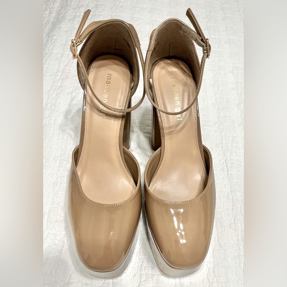 NEW STEVE MADDEN- Madden Girl Platform Pump in Dark Nude - Picture 9 of 13